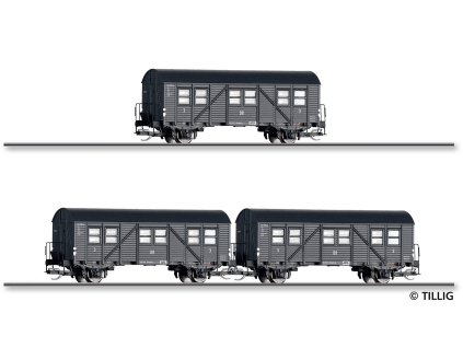 TT - Set tří osobních vozů Mci-43 DRG / TILLIG 01103 E