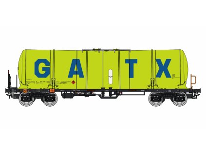 H0 - Cisternový vůz Zacns 88 GATX zelený 2 / 026-2 / IGRA MODEL 96210055