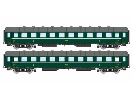 H0 -  Rychlíkový vůz Ba s rozhlasovou ústřednou / Igra Model 97110063