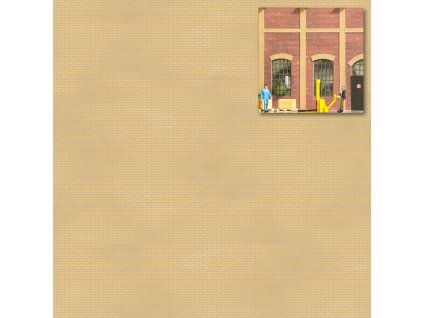 H0 - Cihlová zeď / BUSCH 7446