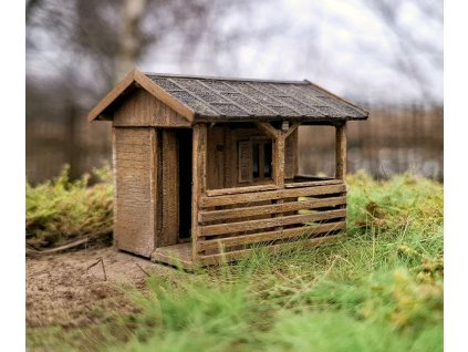 N - Zahradní domek dřevěný / Model Scene 96536