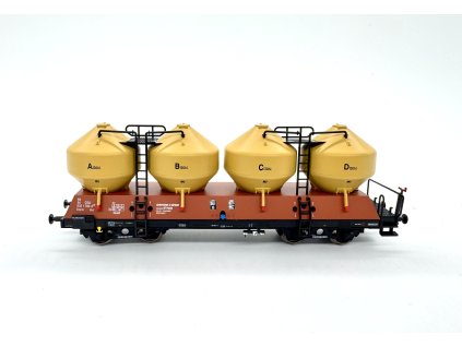 TT - vůz na sypké hmoty Uacs (Raj) ČSD Praha 1 700-2 / Igra model 96400000