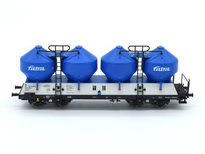 TT - vůz na sypké hmoty Uacs Fatra CZ 679-7, šedo-modrý rám / Igra model 96400009