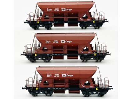 H0 - set tří vozů Faccs ČD Cargo, Ep. VI / ČStrain 97525