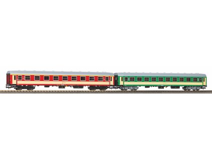 H0 - 2-dílný set rychlíkových vozů 1. + 2. třídy IC, PKP VI / PIKO 28320