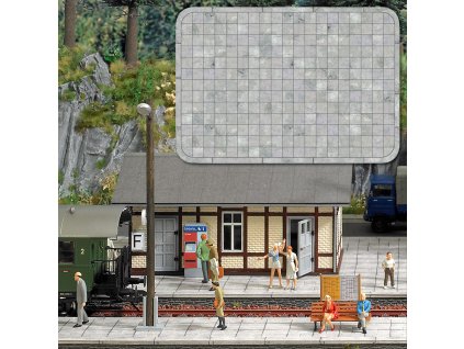 0 - 2 dekorativní panely "Dlažební desky" / Busch 10400