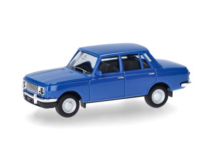 H0 - osobní auto Wartburg 353 '66, modrý / Herpa 022903-008