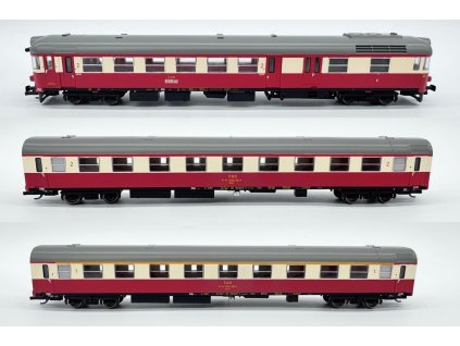 TT - sada motorového vozu M296.2 + vozy Aam a Bam ČSD / MTB