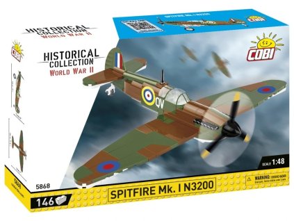 II WW Spitfire Mk. I N3200, 1:48, 146 k / COBI 5868