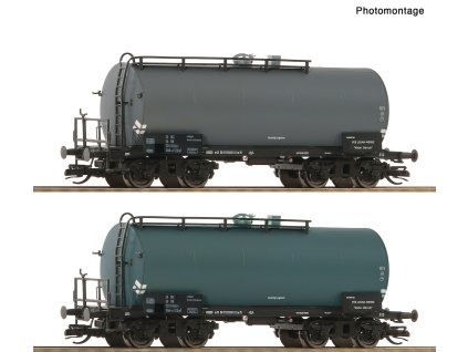 TT - set 2 cisternových vozů ZZw DR  / ROCO 6680036