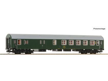 TT - Rychlíkový vůz 2. třídy BDa se zavazadlovým oddílem, ČSD  / ROCO 6280042