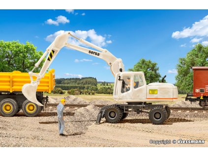 H0 - Bagr SERSA ATLAS, stavebnice / Kibri 11266