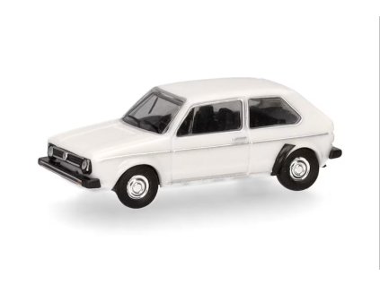 TT - automobil VW Golf, bílá / Herpa 958639
