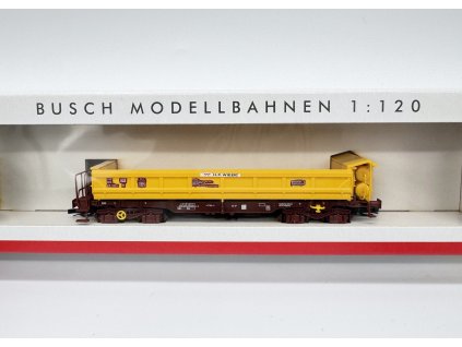 BAZAR TT - výsypný vůz s výklopnými bočnicemi Fakks (6781) DB, Wiebe, č: 678 1018-6  / Busch 31410