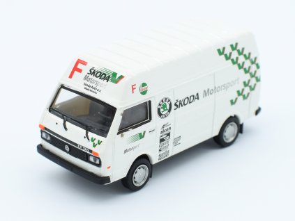 H0 - dodávka Volkswagen LT35 "ŠKODA Motorsport" Mladá Boleslav  / Brekina 34957