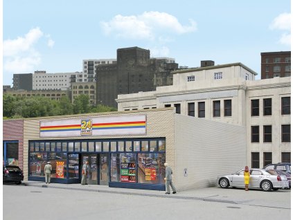 H0 - Supermarket, stavebnice / Walthers 533477