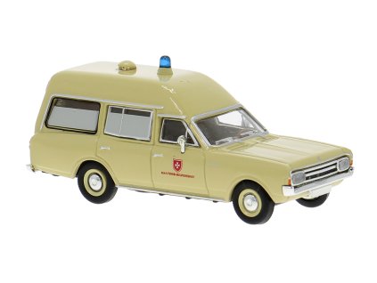H0 - Opel Rekord C KTW  Malteser / Brekina 20673