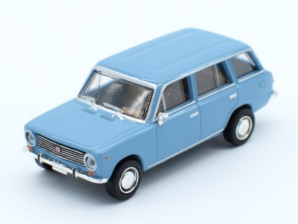 H0 - Fiat 124 combi, světle modrý (LADA) / Brekina 22425 / Brekina 22425