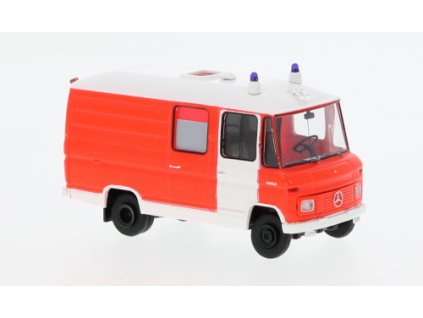 H0 - hasiči MB L508 RTW Grunddeko z NRW, novější vzhled / Brekina 36940