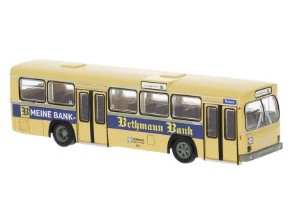 H0 - autobus BS 110 "Bethmann Bank" Frankfurt / Brekina 59155