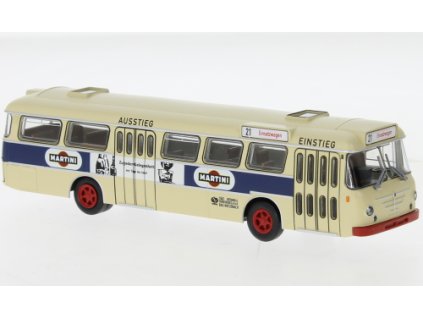 H0 - autobus Senator 12D "Martini" z Bad Kreuznach / Brekina 59367