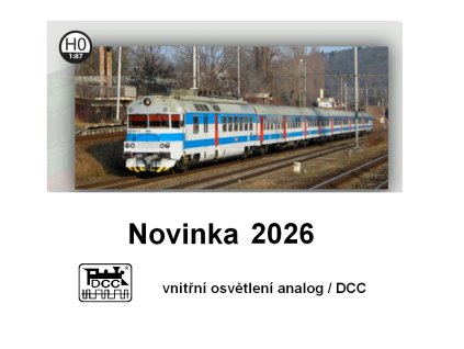 H0 - elektrická jednotka řady 560.003 (ex. SM488.0) + 060.301 ČD, Pantograf / MTB