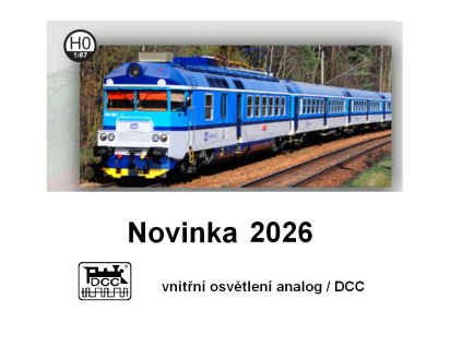 H0 - elektrická jednotka řady 560.008 + 060.016 ČD Najbrt, Pantograf / MTB
