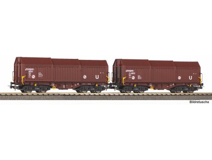 H0 - 2-dílný set teleskopických vozů Shimmns, DB AG V / PIKO 28337