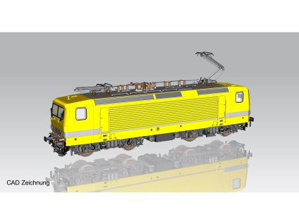 TT - DCC/ZVUK elektrická lokomotiva BR 143 Bahnbau Ep. VI, / PIKO 47819