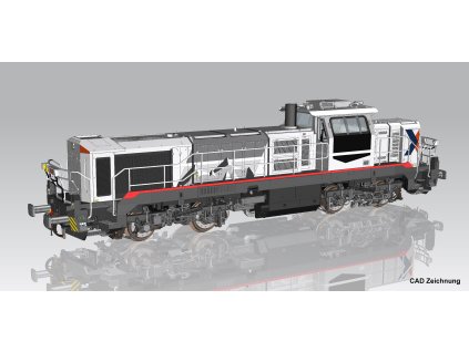 H0 - DCC/ZVUK Dieselová lokomotiva DE18 SBB Cargo International VI / PIKO 52377