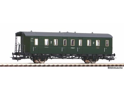H0 - Dvounápravový oddílový vůz 2. třídy, PKP III / PIKO 53136