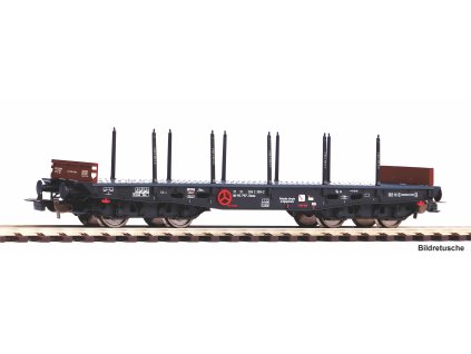 H0 - Plošinový vůz s klanicemi 401Ze, PKP IV / PIKO 58421