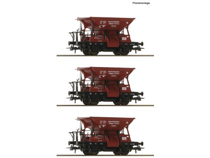 H0 - 3-dílný set vozů Talbot Schotterwagen DRG / ROCO 6600265