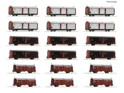 H0 - 18-dílný set nákladních vozů / ROCO 6600340