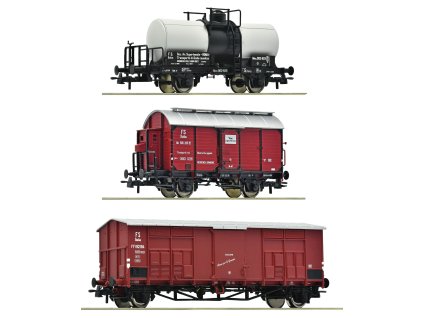 H0 - 3-dílný set nákladních vozů FS / ROCO 6600229