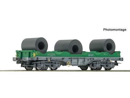 H0 - vůz na přepravu svitků Renfe / ROCO 6600139