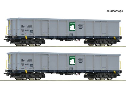 H0 - 2-dílná sada vozů Eanos Tankwagon / ROCO 6600295