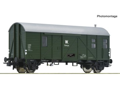 H0 - Vůz pro doprovod nákladního vlaku U (Ft) PKP. ex K-Pwgs-44 / ROCO 6600278