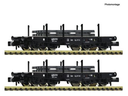 N - Set 2 plošinových vozů pro těžký náklad, ÖBB, III / Fleischmanm 6660134