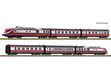 N - DCC/ZVUK Set 6-dílné jednotky VT 601 „Max Liebermann”, DR, IV / Fleischmanm 7770010