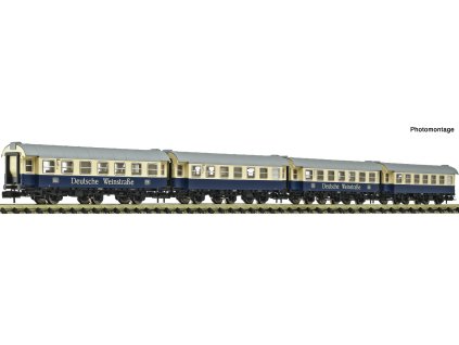 N - 4-tlg. Set: Personenwagen „Deutsche Weinstraße“ / Fleischmann 6260098