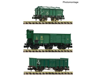 N - set 3 nákladních vozů, SNCB, III / Fleischmanm 6660077