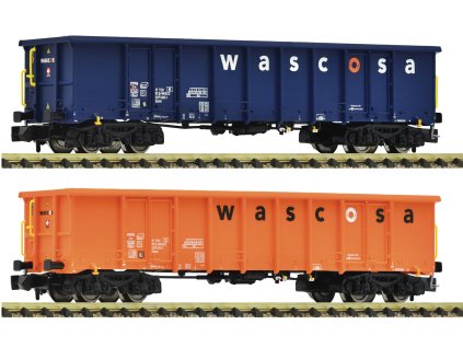 N - 2-tlg. Set: Offene Güterwagen / Fleischmann 6660140