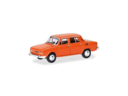TT - automobil Škoda 110 L - oranžová  / HERPA 066570-004