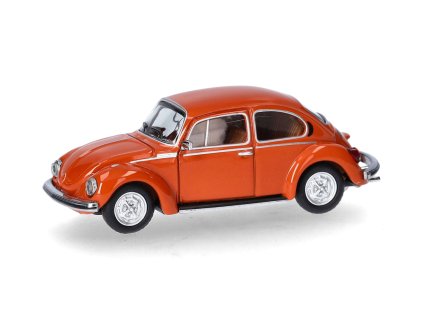 H0 - auto Volkswagen Brouk, Beetle 1303, zářivě oranžová  / Herpa 421096-002
