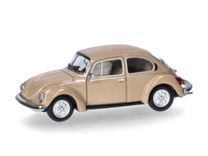H0 - auto Volkswagen Brouk, Beetle 1303, béžová sahara  / Herpa 421096-003
