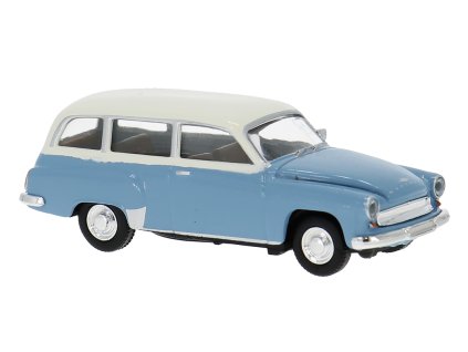 H0 - auto Wartburg 311 Kombi, světle modrá, 1959 / Brekina 27193