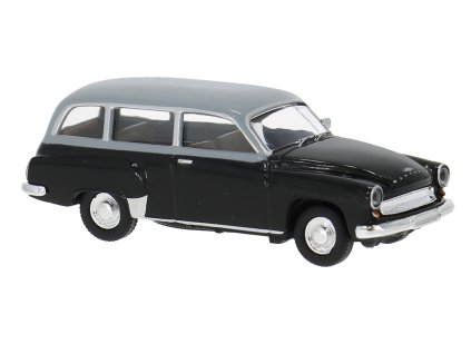 H0 - auto Wartburg 311 Kombi, černošedý 1959 / Brekina 27191