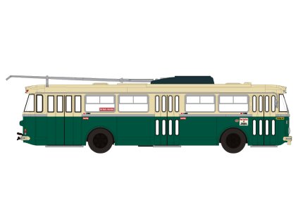 H0 - Trolejbus Škoda 9 Tr, 1962 Eberswalde / Brekina 61362