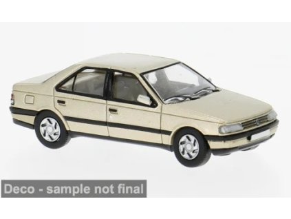 H0 - auto Peugeot 405, bežová, 1987 / Brekina PCX870745